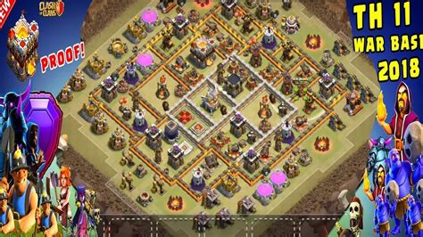 They make a successful base. TH 11 war base 2018 | clash of clans | with replay - YouTube