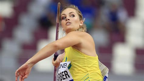 Kelsey lee barber is an australian javelin athlete who won the gold at the 2019 doha world athletics championships. VIDEO - Australian Kelsey-Lee Barber wins javelin world ...