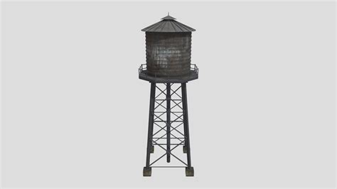 Water Tower Download Free 3d Model By Omarnasib33 Db9969e Sketchfab