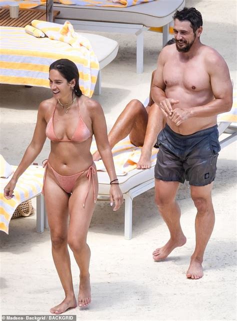 James Franco Goes Shirtless With Bikini Clad Girlfriend Izabel