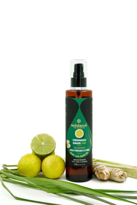 Redolance Lemongrass Ginger Lime Body Massage Oil 200ml At Rs 375bottle In Kolkata