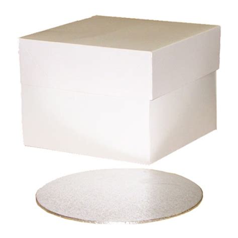 12 Inch Round 3mm Thick Cake Board And Box Pack