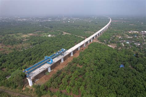 nhsrcl achieves landmark 100 land acquisition completed for mumbai ahmedabad high speed rail