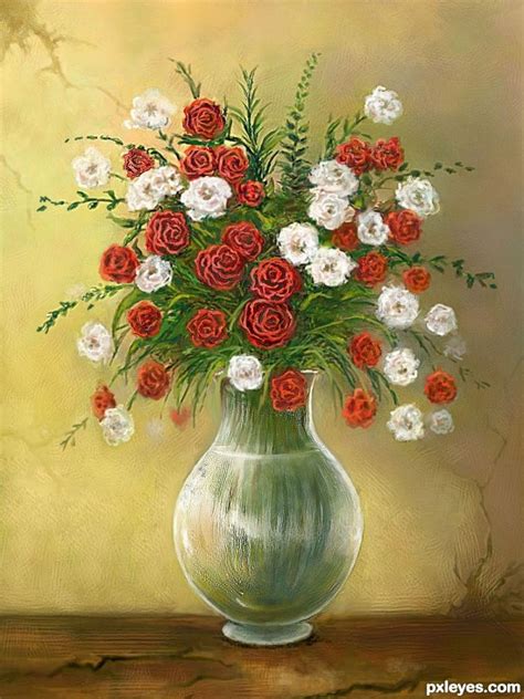 Here presented 53+ vase of flowers drawing images for free to download, print or share. Flowers In A Vase Drawing at GetDrawings | Free download