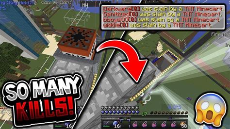 Blowing Up Noobs With Tnt Minecarts Multi Kill Insane Private Pack Release Youtube