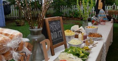 23 best ideas backyard graduation party menu ideas. Food setup | Grad party | Pinterest | Food