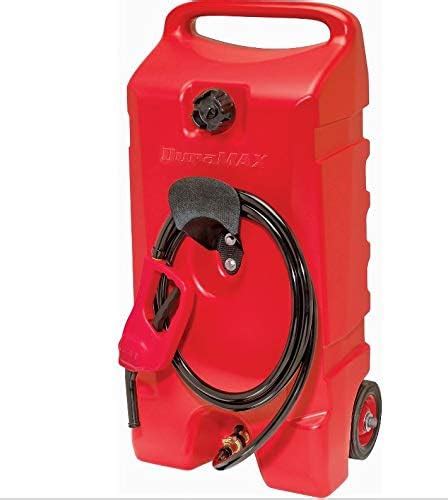 Portable Fuel Tank And Transfer Pump 25 Gallon Rolling Gas