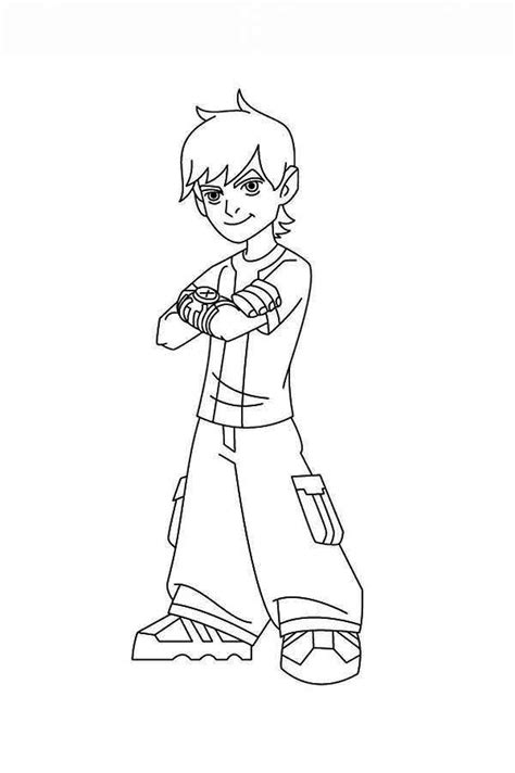 Ben simmons attempted a record 24 free throws in a quarter against the wizards on november 29, 2017. Typical Young Ben Cool Pose In Ben 10 Coloring Page ...