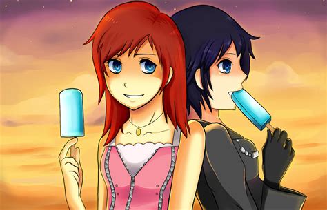 Xion And Kairi By Freesh00t On Deviantart