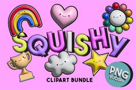 Squishy Icon Clipart Graphic By Your Bff Design Team · Creative Fabrica