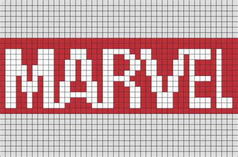 Marvel Pixel Art Pixel Art Pixel Drawing Marvel Cross Stitch