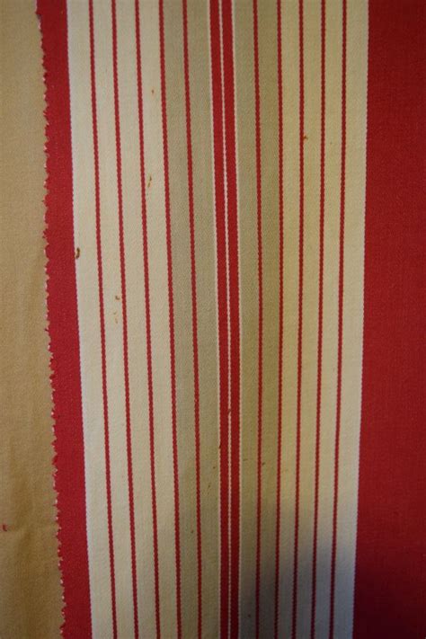 Vintage 1920s French Tickingupholstery Fabric In Stripes Etsy