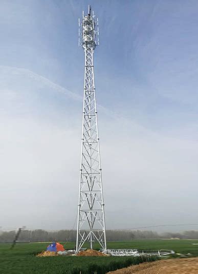 3 Legged Tubular Communication Tower Communication Towerlattice