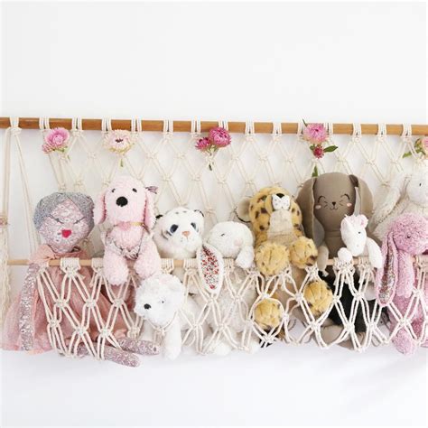 We are focused on innovation and expansion as we provide one of the largest arrays of product types available. Macrame Stuffed Toy Hanger | Boho kids room, Stuffed animal storage diy, Stuffed animal storage