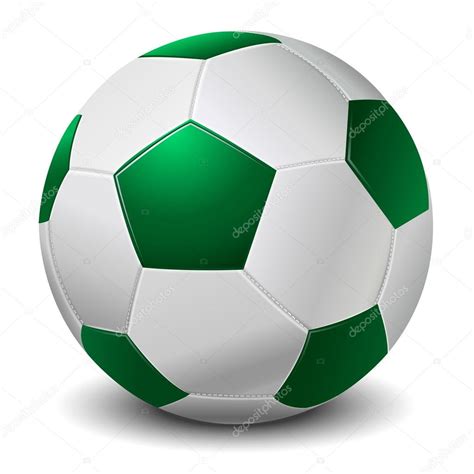 Balón de fútbol aislado sobre fondo blanco Vector de stock v snitovets