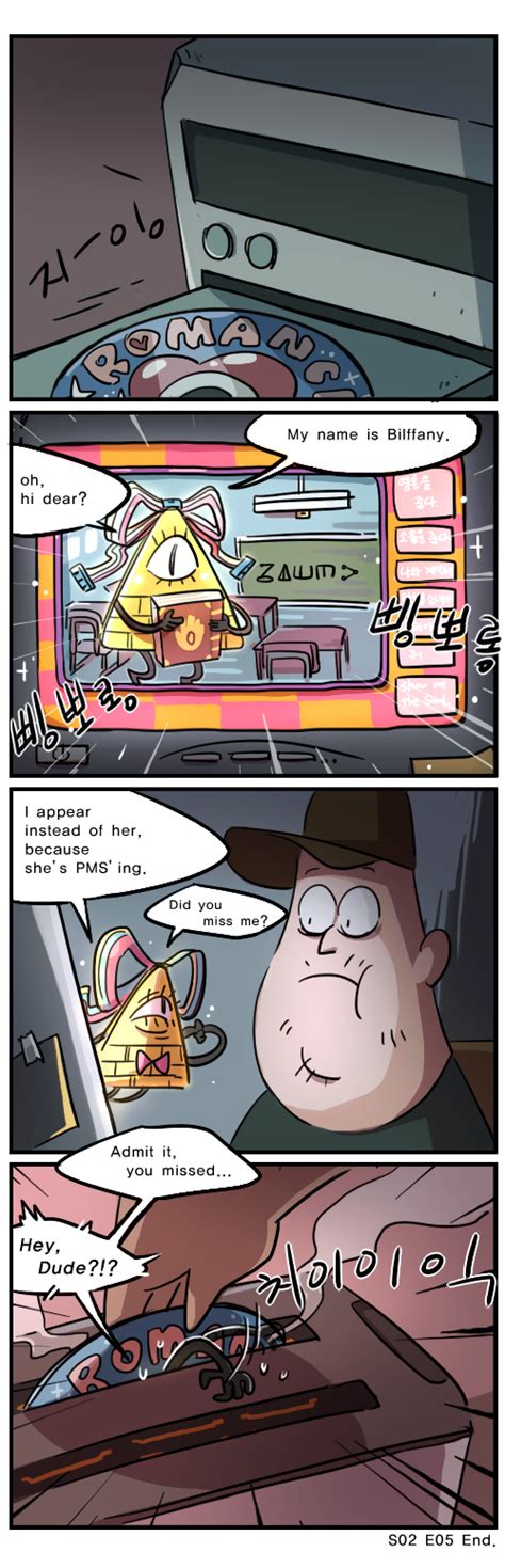 Bill Cipher Fany And Soos Gravity Falls Drawn By Ssalbulre