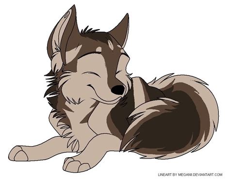 Wolf Pup Anime Easy Cute Wolf Drawing Hadza Property