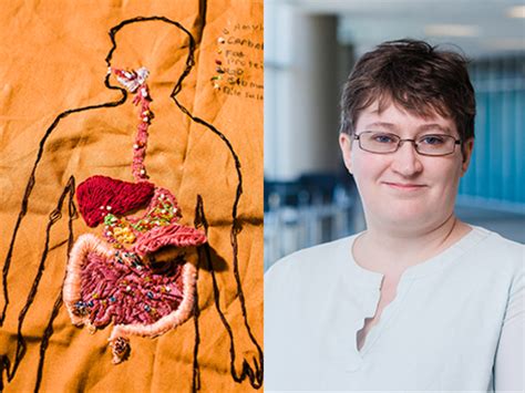 Art Imitating Life How A Biology Student Uses Embroidery To Learn In