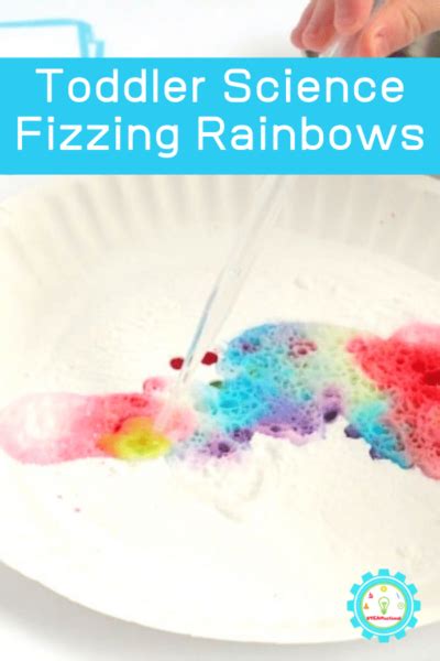 Super Fun Fizzing Rainbow Experiment For Little Scientists