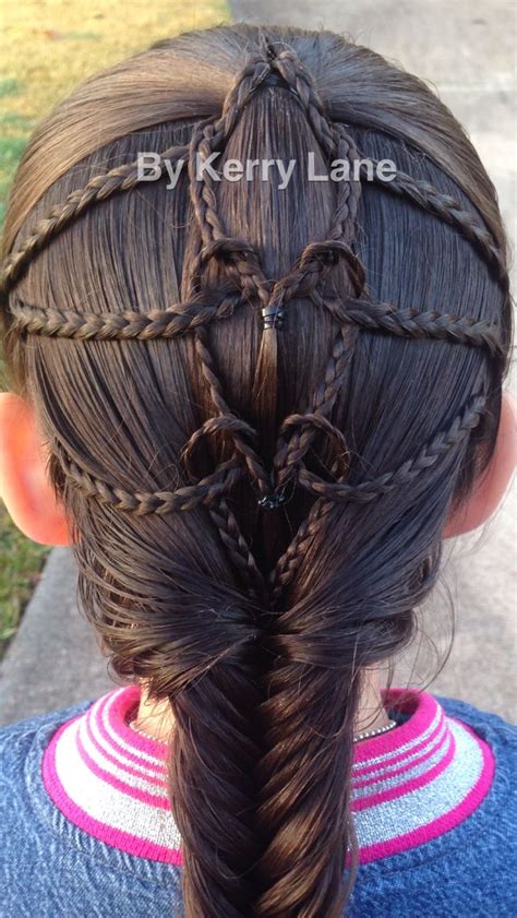Heart Shaped Mermaid Braid ️ | Valentine hair, Kids ...