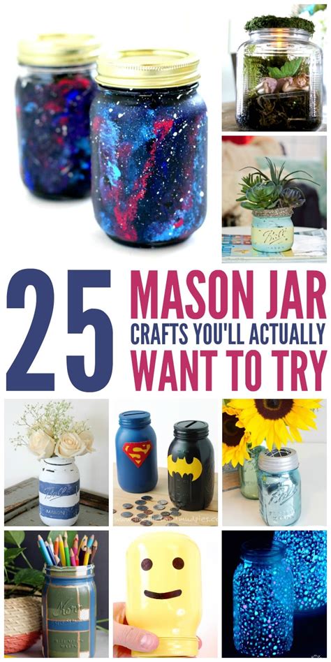 25 Mason Jar Crafts Youll Actually Want To Try Momdot