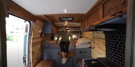 Meet Aspen A 2014 Promaster Van Converted Into A Cozy Tiny Cabin On