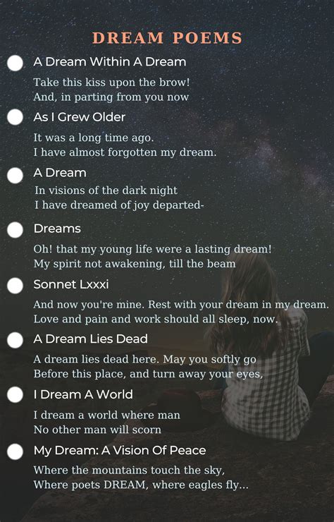 Write A 4 Line Poem About Dreams