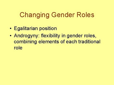 Chapter 5 Gender And Gender Roles Sex Gender