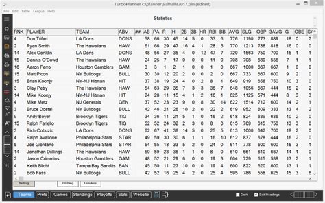 Team And League Scheduler Software App Turbostats Software