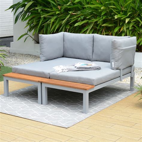 Temple & Webster 4 Seater Maui Outdoor Modular Lounge Set