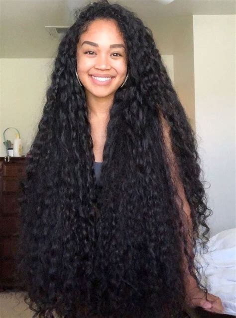 Long Curly Black Hair Long Hair Styles Hairdos For Curly Hair Pretty