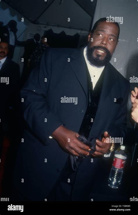Los Angeles Ca March 15 Singer Barry White Attends The Eighth