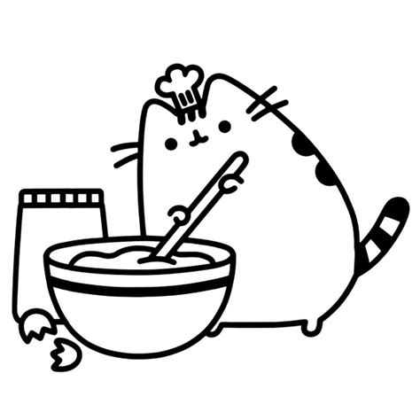 Pusheen is the most adorable, squishy little nugget of felinity that has ever graced the fair pages of my internet browser. Pusheen Cat Coloring Pages at GetColorings.com | Free ...