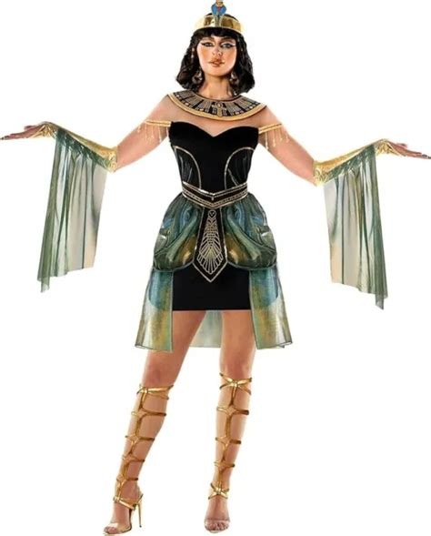 Womens Cleopatra Costume Queen Of The Nile Egyptian Fancy Dress Xs 3xl