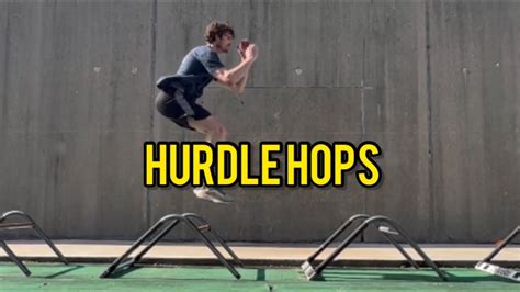 Long Jump Drills Hurdle Hops Plyometric Jumping Exercise Multi