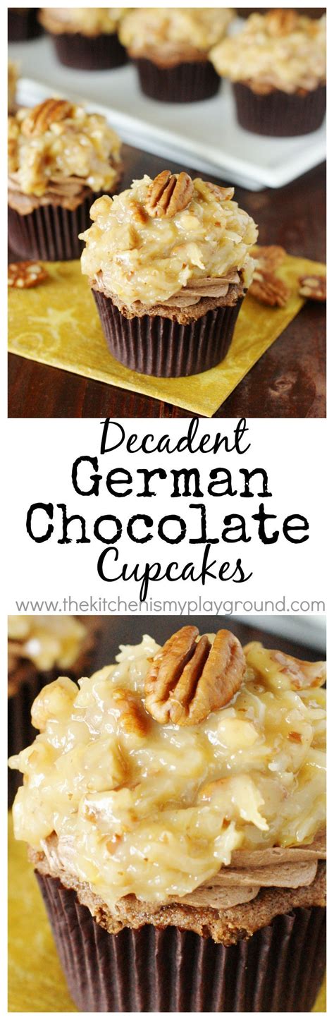 German chocolate frosting 1 cup sugar 3 egg yolks 1 cup evaporated milk 2 cubes butter (16 tablespoons) 1 tsp. German Chocolate Cupcakes ~ chocolate cake, creamy ...