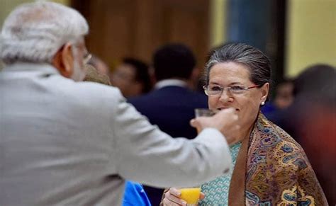 may she be blessed with pm narendra modi greets sonia gandhi on