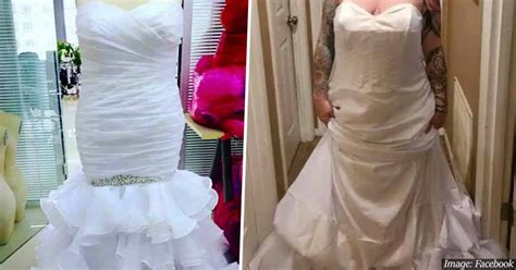 Bride Rages Wedding Dress Looks Nothing Like Order Before Realising