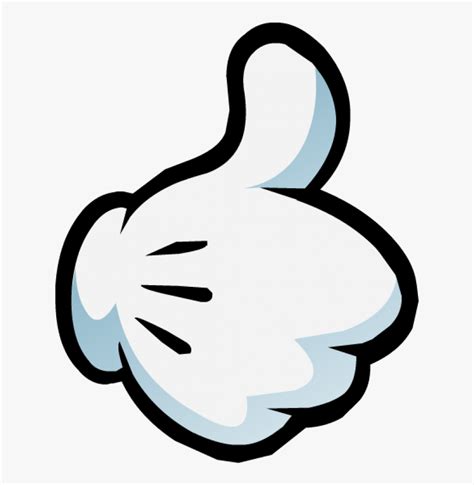 Mickey Mouse Like Png Image Thumbs Up Sticker Png Transparent Png