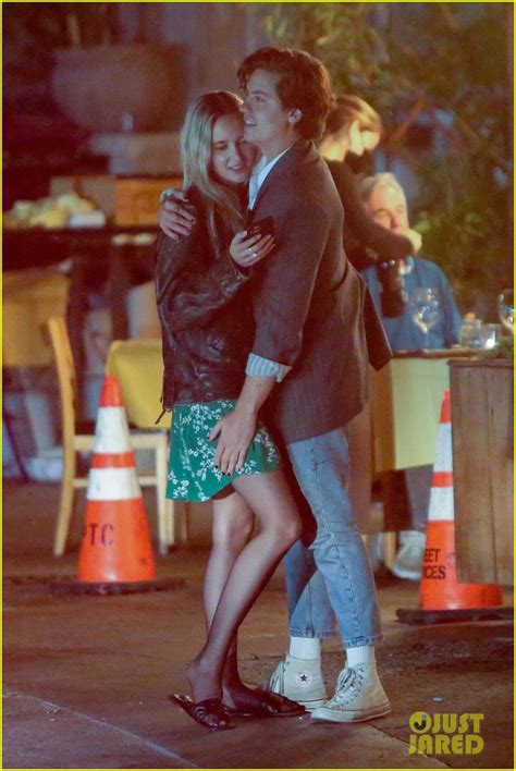 Cole Sprouse Shares Steamy Kiss With Girlfriend Ari Fournier During Date Night Photo 4562373