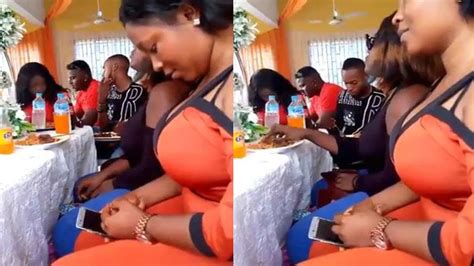 viral video nigerian slay queens got caught and disgrace for stealing meat in the party youtube