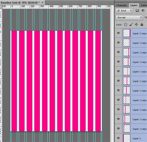 Setting A Baseline Grid With Guideguide For Photoshop