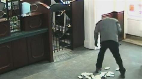 Bank Robbery Fail Suspect Drops Thousands Of Dollars In Bank And Gets C Bank Robbery