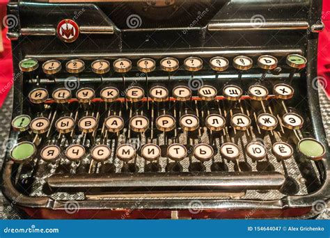 Vintage Typewriter Keyboard Editorial Image 50279366
