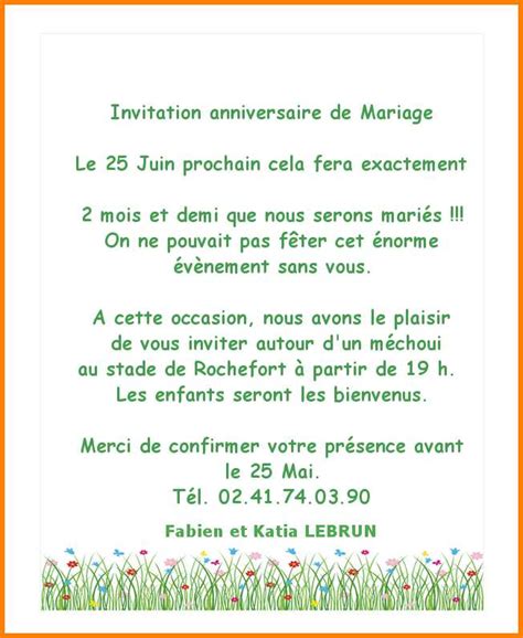 Exemple De Lettre D Invitation Anniversaire Financial Report