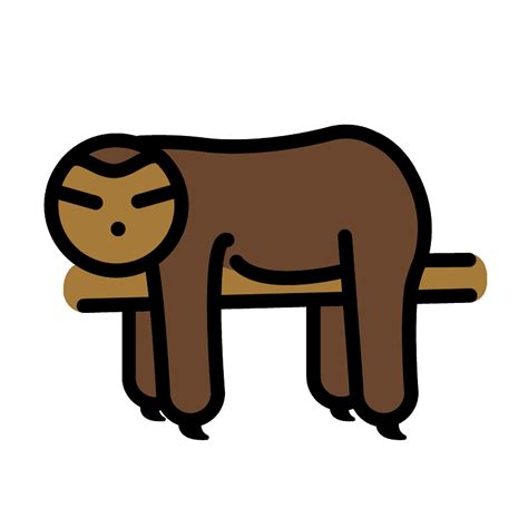 Sloth Emoji Clipart Free Download Transparent Png Creazilla