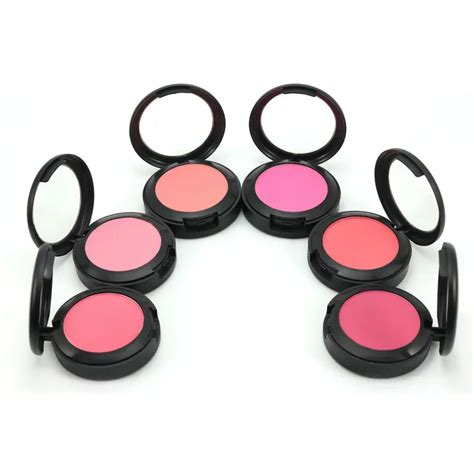 brand makeup cheek blush powder 6 color blusher powder pressed foundation face makeup blusher