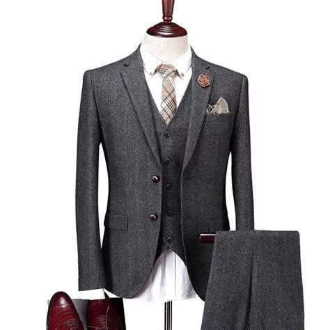 Prime members enjoy free delivery on millions of eligible domestic and international items, in addition to. Yunjia Solid Charcoal Classic Vintage Tweed Herringbone ...