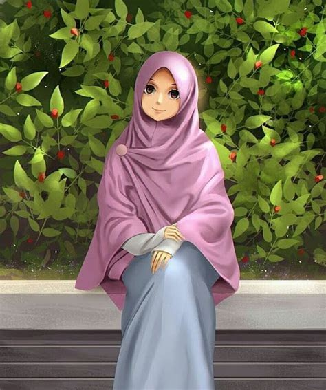 Kartun Muslimah Cantik Jutaan Gambar Hijab Cartoon Anime Muslimah Islamic Girl