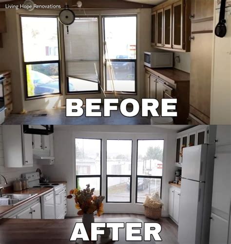 Before After Mobile Home Remodels You Have To See To Believe The